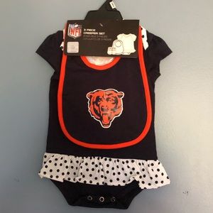 NWT Chicago Bears baby set 12 months